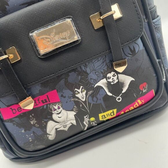 Wondapop Backpack Ursula Disney Villains Black Maleficent Evil Queen Travel - Picture 6 of 12